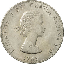 Coin, Great Britain, Elizabeth II, Crown, 1965, MS(60-62), Copper-nickel, KM:910