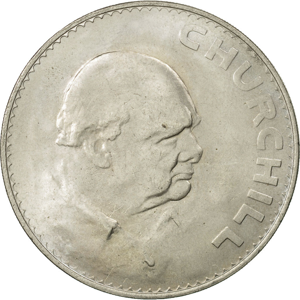 Coin, Great Britain, Elizabeth II, Crown, 1965, MS(60-62), Copper-nickel, KM:910