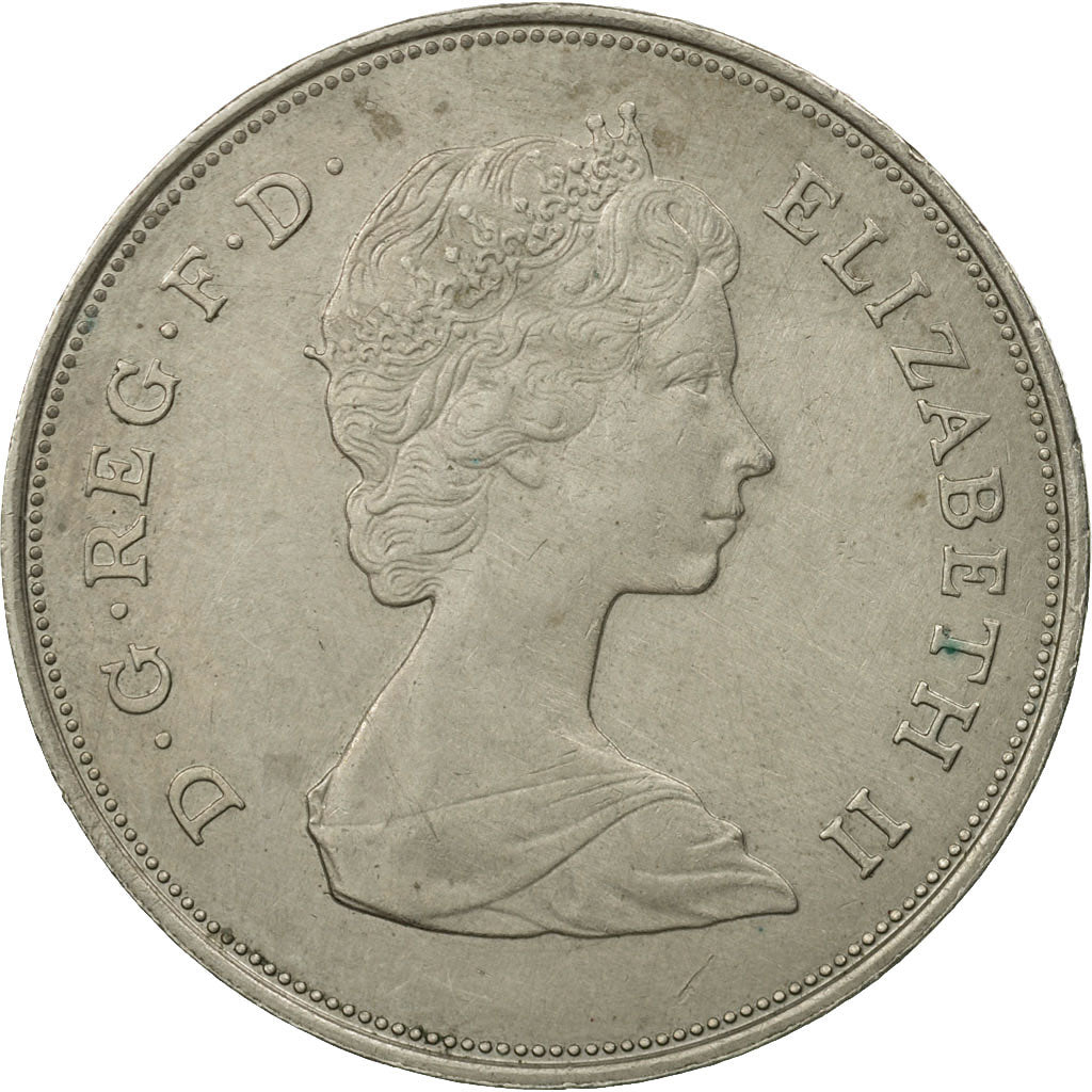 Coin, Great Britain, Elizabeth II, 25 New Pence, 1981, EF(40-45), Copper-nickel