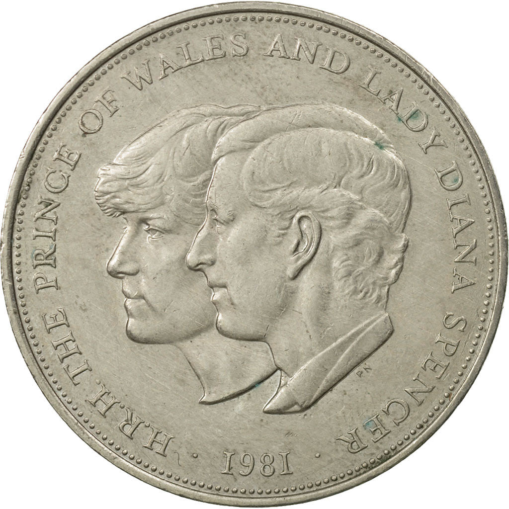 Coin, Great Britain, Elizabeth II, 25 New Pence, 1981, EF(40-45), Copper-nickel