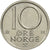 Moneta, Norvegia, Olav V, 10 Öre, 1976, SPL, Rame-nichel, KM:416
