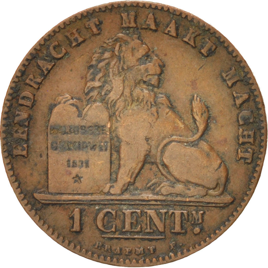 Münze, Belgien, Leopold II, Centime, 1901, SS, Kupfer, KM:34.1