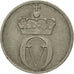 Münze, Norwegen, Olav V, 10 Öre, 1972, VZ, Copper-nickel, KM:411