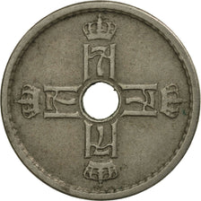 Norway, Haakon VII, 25 Öre, 1939, AU(50-53), Copper-nickel, KM:384