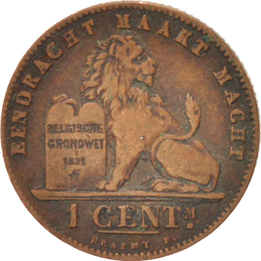 Münze, Belgien, Leopold II, Centime, 1902, SS, Kupfer, KM:34.1