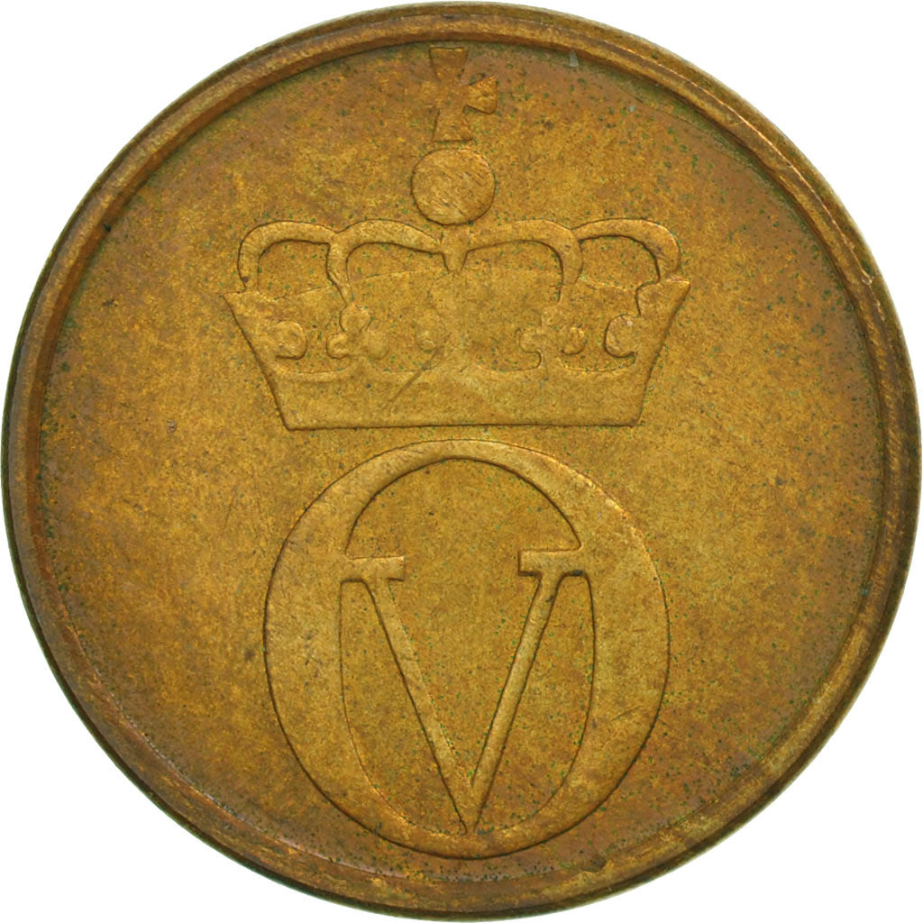 Coin, Norway, Olav V, Ore, 1967, AU(50-53), Bronze, KM:403