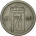 Coin, Norway, Haakon VII, 25 Öre, 1956, AU(50-53), Copper-nickel, KM:401