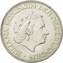 Coin, Netherlands, Juliana, 2-1/2 Gulden, 1963, MS(63), Silver, KM:185