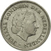 Coin, Netherlands, Juliana, 10 Cents, 1955, MS(63), Nickel, KM:182