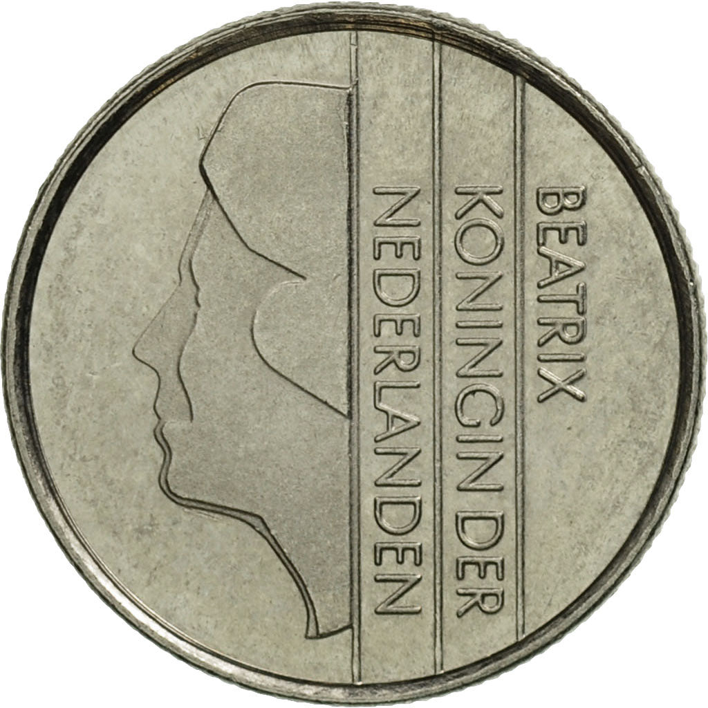 Munten, Nederland, Beatrix, 10 Cents, 1984, PR+, Nickel, KM:203
