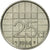 Moneta, Holandia, Beatrix, 25 Cents, 1984, MS(60-62), Nikiel, KM:204