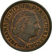 Moneda, Países Bajos, Juliana, Cent, 1956, MBC+, Bronce, KM:180