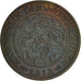 Coin, Netherlands, Wilhelmina I, 2-1/2 Cent, 1912, EF(40-45), Bronze, KM:150