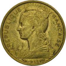 Münze, Madagascar, 10 Francs, 1953, Paris, VZ, Aluminum-Bronze, KM:6