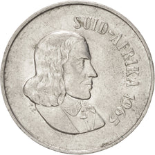 Munten, Zuid Afrika, 10 Cents, 1965, ZF+, Nickel, KM:68.1