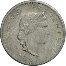 Coin, Switzerland, 20 Rappen, 1947, Bern, EF(40-45), Copper-nickel