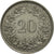 Monnaie, Suisse, 20 Rappen, 1960, Bern, SPL, Copper-nickel, KM:29a