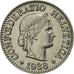 Moneda, Suiza, 10 Rappen, 1988, Bern, SC, Cobre - níquel, KM:27