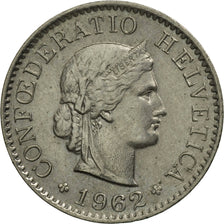 Coin, Switzerland, 5 Rappen, 1962, Bern, MS(63), Copper-nickel, KM:26