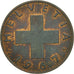 Münze, Schweiz, 2 Rappen, 1967, Bern, SS, Bronze, KM:47