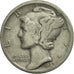 Coin, United States, Mercury Dime, Dime, 1937, U.S. Mint, Philadelphia