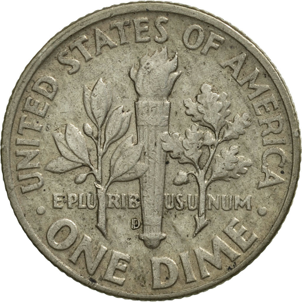 Coin, United States, Roosevelt Dime, Dime, 1964, U.S. Mint, Denver, AU(55-58)