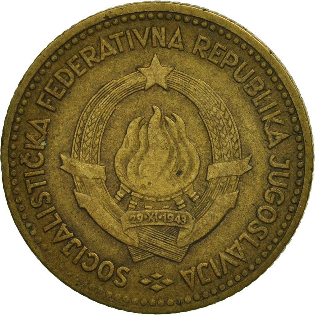 Coin, Yugoslavia, 10 Dinara, 1963, EF(40-45), Aluminum-Bronze, KM:39
