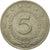 Munten, Joegoslaviëe, 5 Dinara, 1973, UNC-, Copper-Nickel-Zinc, KM:58