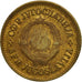 Moneta, Jugosławia, 5 Para, 1975, AU(50-53), Mosiądz, KM:43