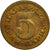 Coin, Yugoslavia, 5 Para, 1975, AU(50-53), Brass, KM:43