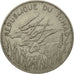 Chad, 100 Francs, 1971, Paris, MS(60-62), Nickel, KM:2