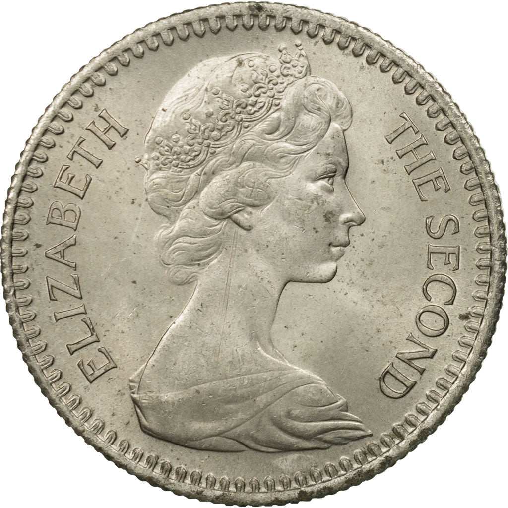 Monnaie, Rhodésie, Elizabeth II, Shilling = 10 Cents, 1964, British Royal Mint