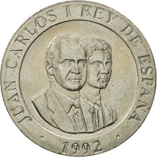 Coin, Spain, Juan Carlos I, 200 Pesetas, 1992, MS(63), Copper-nickel, KM:909