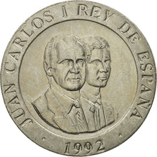 Spain, Juan Carlos I, 200 Pesetas, 1992, MS(63), Copper-nickel, KM:909