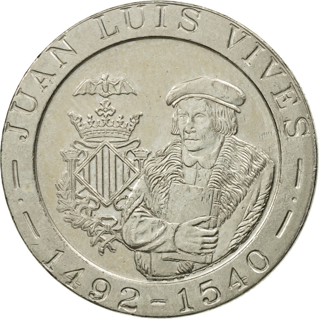 Spain, Juan Carlos I, 200 Pesetas, 1993, MS(63), Copper-nickel, KM:923