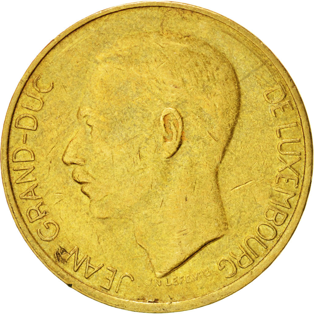 Lussemburgo, Jean, 5 Francs, 1986, BB, Alluminio-bronzo, KM:60.1