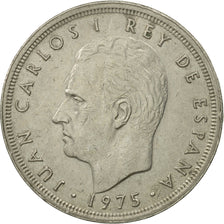 Moneda, España, Juan Carlos I, 50 Pesetas, 1975, EBC+, Cobre - níquel, KM:809