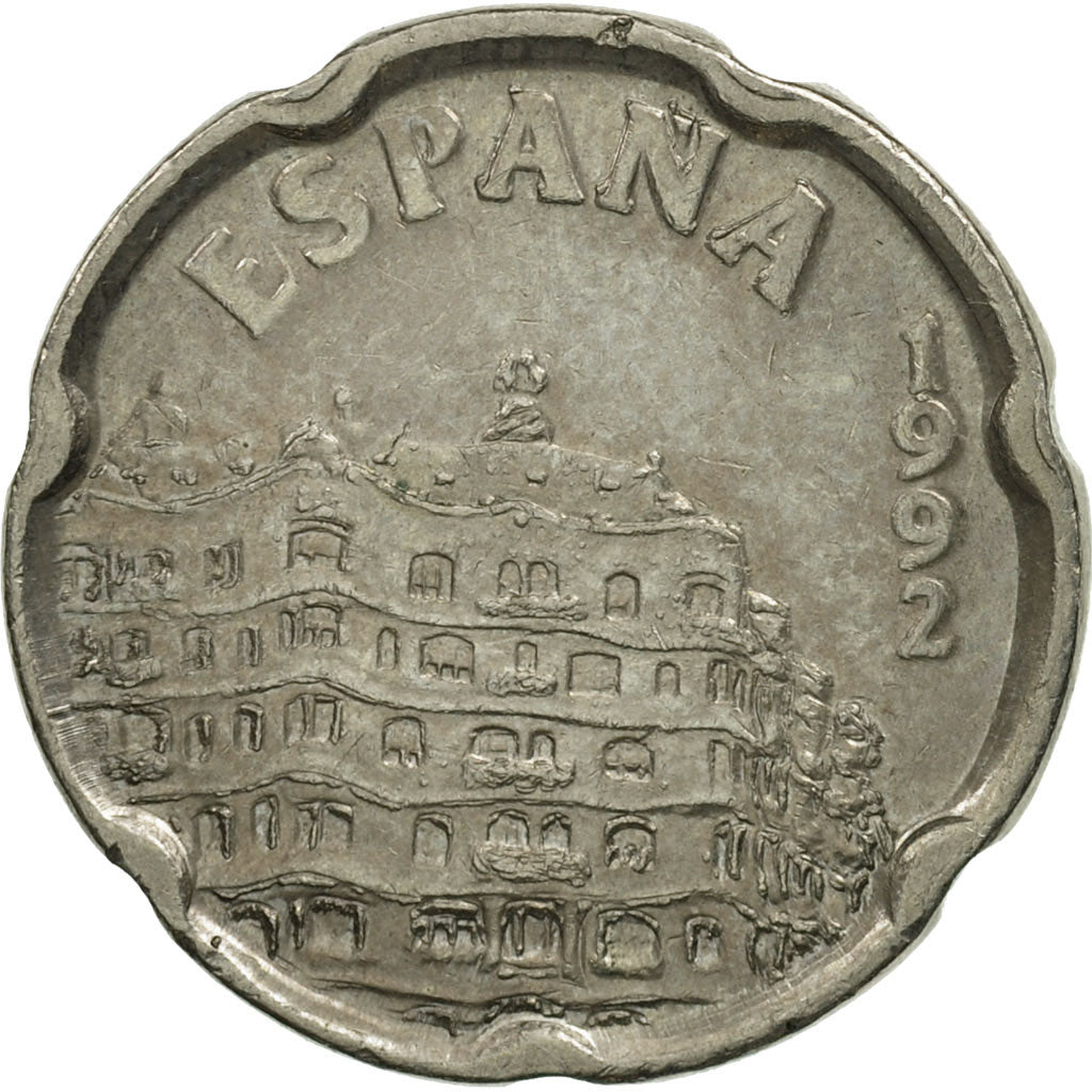 Coin, Spain, Juan Carlos I, 50 Pesetas, 1992, Madrid, MS(63), Copper-nickel