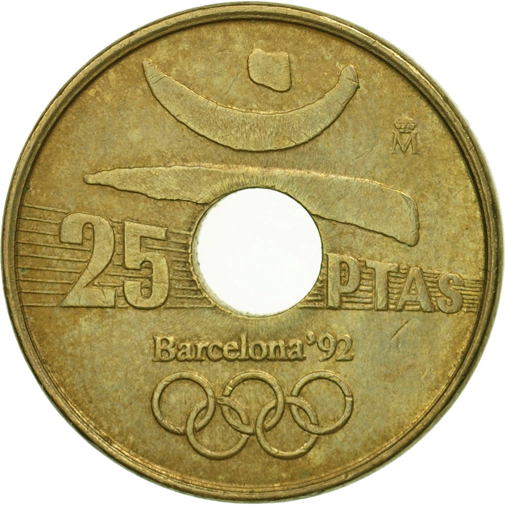 Coin, Spain, Juan Carlos I, 25 Pesetas, 1990, Madrid, MS(60-62)