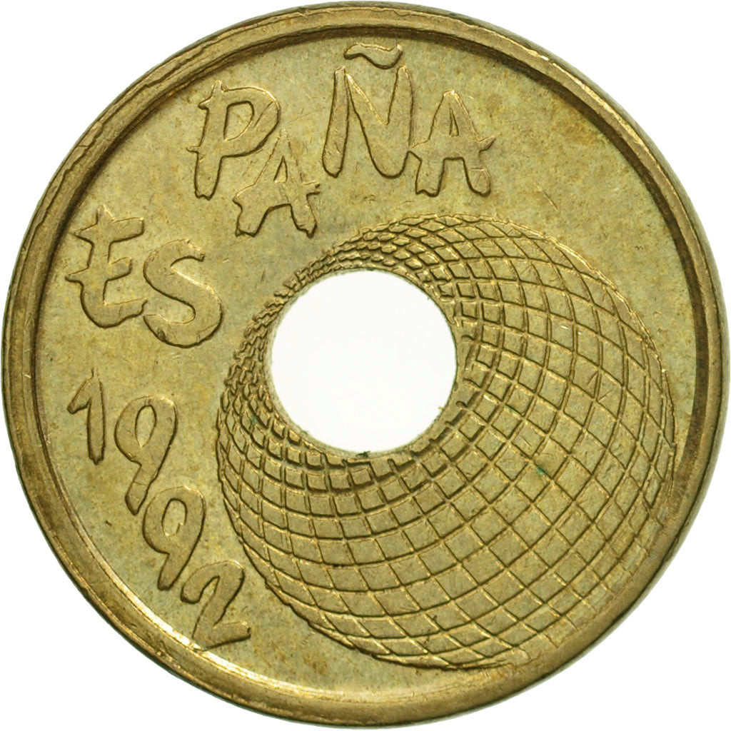 Coin, Spain, Juan Carlos I, 25 Pesetas, 1992, Madrid, MS(60-62)