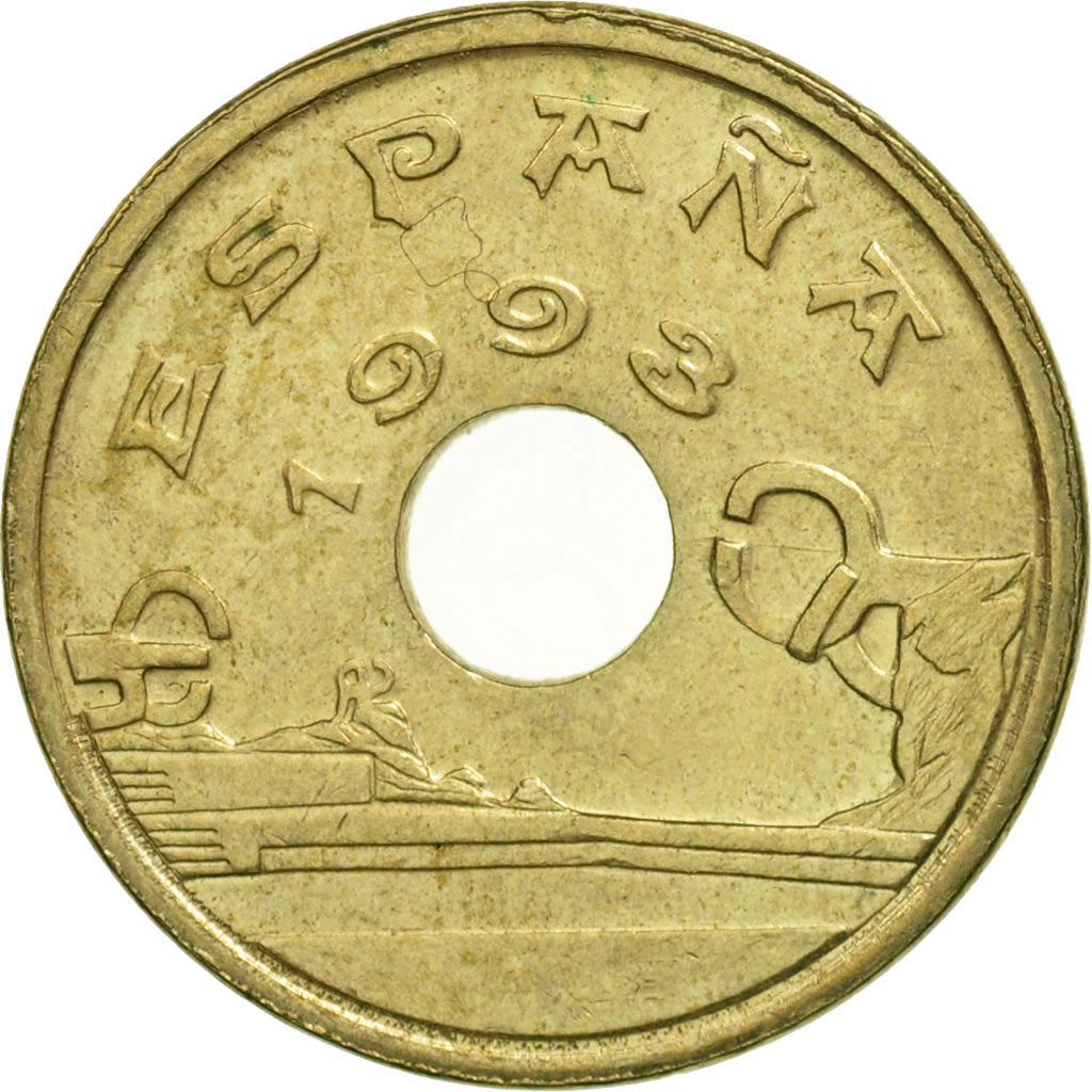 Spain, Juan Carlos I, 25 Pesetas, 1993, Madrid, MS(60-62), Aluminum-Bronze