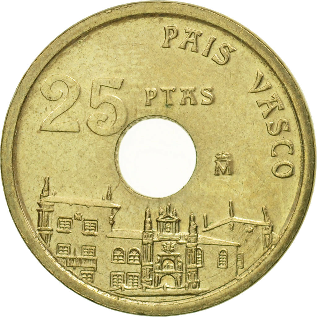 Spain, Juan Carlos I, 25 Pesetas, 1993, Madrid, MS(60-62), Aluminum-Bronze