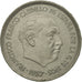 Coin, Spain, Caudillo and regent, 25 Pesetas, 1957, MS(60-62), Copper-nickel