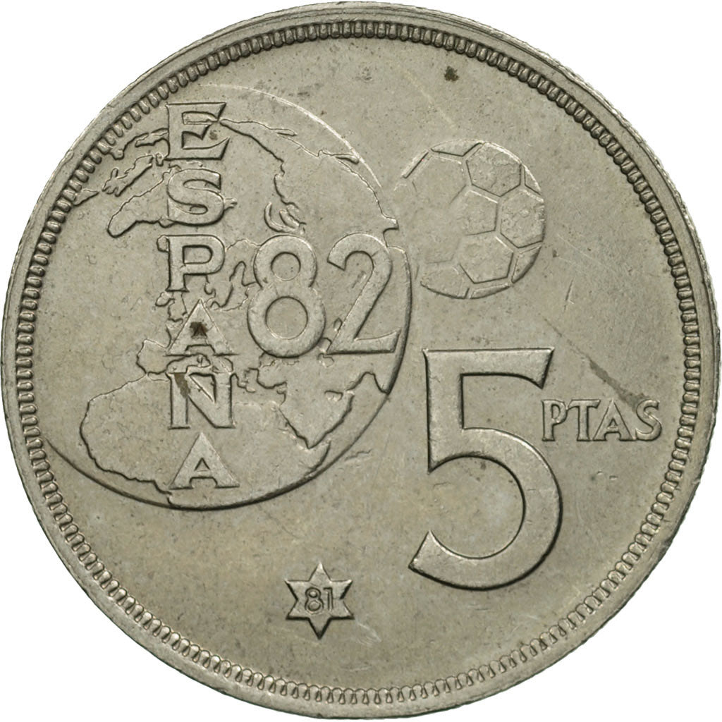 Monnaie, Espagne, Juan Carlos I, 5 Pesetas, 1980, SPL, Copper-nickel, KM:817