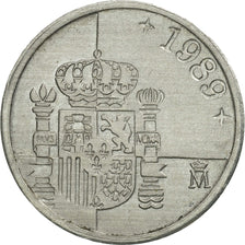 Coin, Spain, Juan Carlos I, Peseta, 1989, MS(63), Aluminum, KM:821