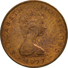 Münze, Isle of Man, Elizabeth II, 1/2 Penny, 1977, Pobjoy Mint, VZ, Bronze