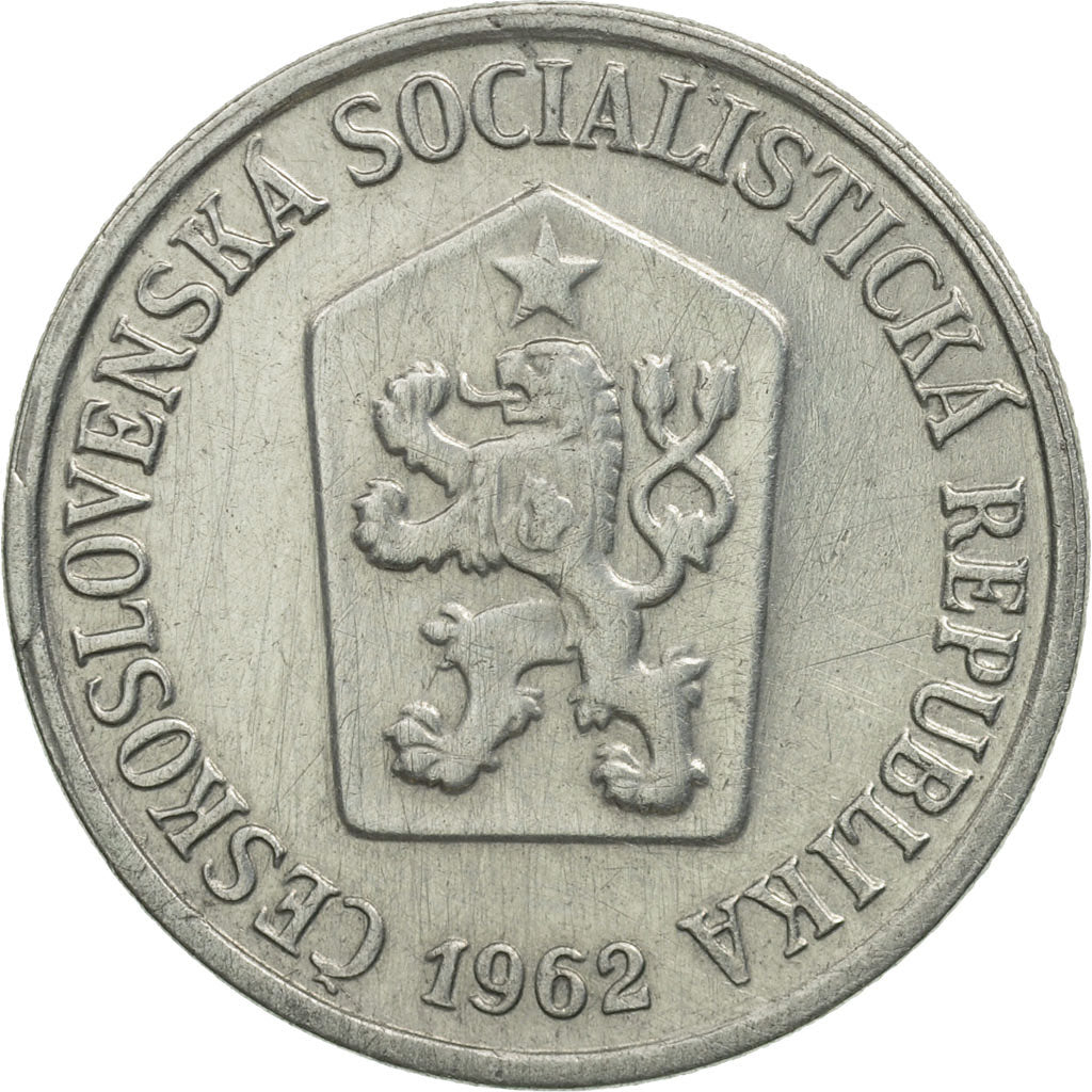 Coin, Czechoslovakia, 10 Haleru, 1962, MS(63), Aluminum, KM:49.1