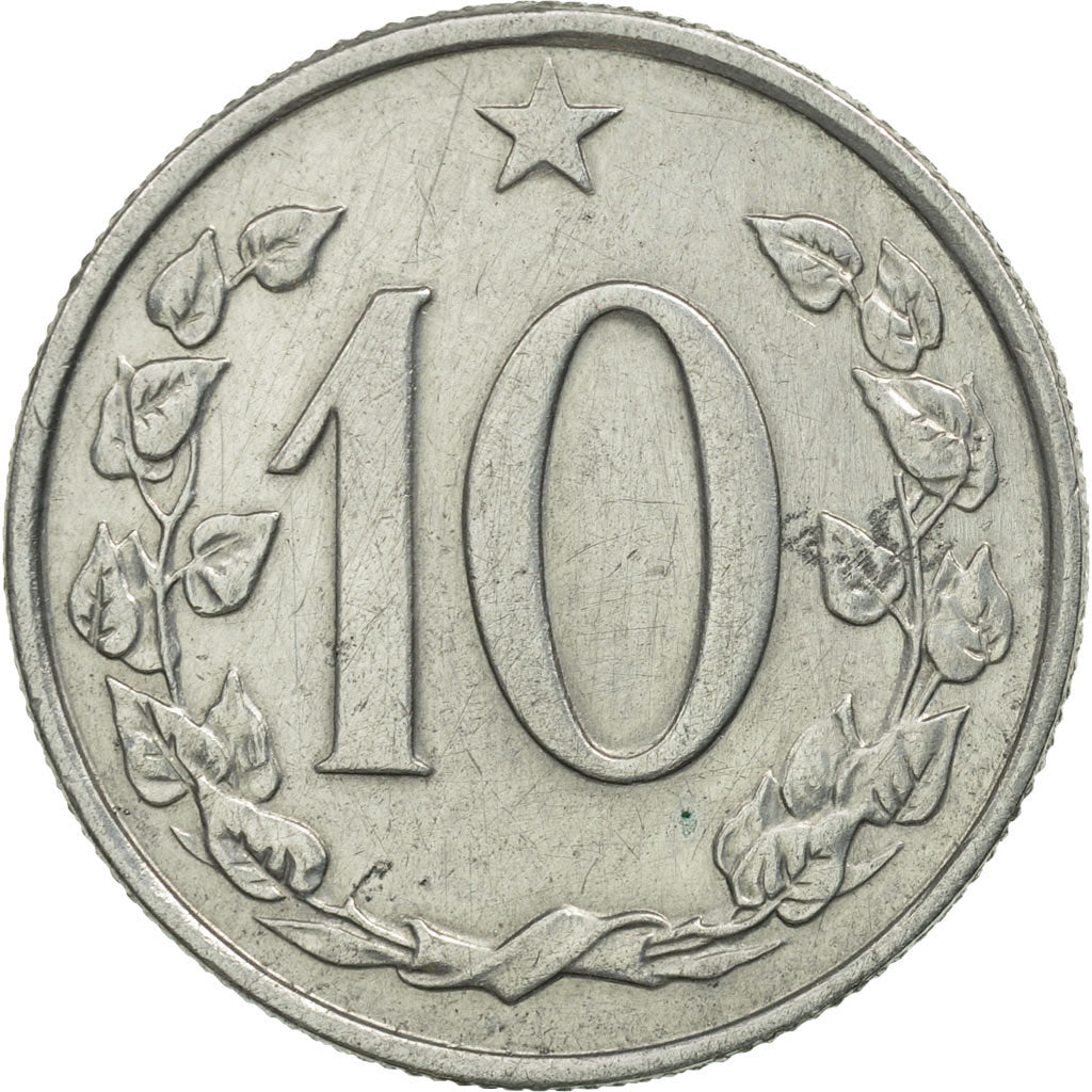 Coin, Czechoslovakia, 10 Haleru, 1962, MS(63), Aluminum, KM:49.1