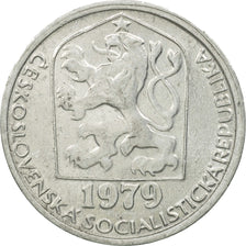 Moneta, Czechosłowacja, 10 Haleru, 1979, MS(63), Aluminium, KM:80