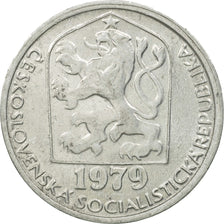 Coin, Czechoslovakia, 10 Haleru, 1979, MS(63), Aluminum, KM:80